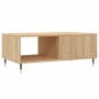 Mesa de centro madera contrachapada roble Sonoma 90x50x36,5 cm de , Mesas de centro - Ref: Foro24-830559, Precio: 62,67 €, De...