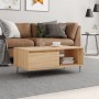 Mesa de centro madera contrachapada roble Sonoma 90x50x36,5 cm de , Mesas de centro - Ref: Foro24-830567, Precio: 63,84 €, De...