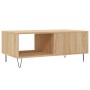 Mesa de centro madera contrachapada roble Sonoma 90x50x36,5 cm de , Mesas de centro - Ref: Foro24-830567, Precio: 63,84 €, De...
