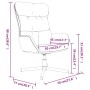 Sillón de relax de cuero sintético negro de , Sillones - Ref: Foro24-341187, Precio: 122,82 €, Descuento: %