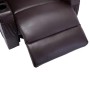Sillón de masaje mecedora de cuero sintético marrón de , Sillones de masaje eléctricos - Ref: Foro24-246636, Precio: 589,63 €...