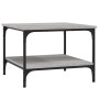 Mesa de centro madera de ingeniería gris Sonoma 55x55x40 cm de , Mesas de centro - Ref: Foro24-832831, Precio: 41,10 €, Descu...