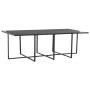 Set comedor de jardín 9 piezas y cojines ratán sintético negro de , Conjuntos de jardín - Ref: Foro24-44445, Precio: 706,07 €...