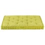 Cojín para palés algodón verde 120x80x10 cm de , Cojines para sillas y sofás - Ref: Foro24-48686, Precio: 70,13 €, Descuento: %
