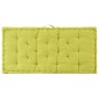 Cojín para palés algodón verde 120x80x10 cm de , Cojines para sillas y sofás - Ref: Foro24-48686, Precio: 70,13 €, Descuento: %