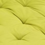 Cojín para palés algodón verde 120x80x10 cm de , Cojines para sillas y sofás - Ref: Foro24-48686, Precio: 70,13 €, Descuento: %