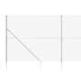 Cerca de alambre con pinchos de anclaje plateado 1,4x10 m de , Paneles de vallas - Ref: Foro24-154019, Precio: 76,13 €, Descu...