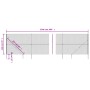 Cerca de alambre con pinchos de anclaje plateado 1,4x25 m de , Paneles de vallas - Ref: Foro24-154027, Precio: 217,59 €, Desc...