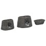 Cestas de gatos 3 uds con cojines sauce natural gris 47x34x60cm de , Mobiliario para gatos - Ref: Foro24-170772, Precio: 94,3...