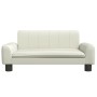Cama para perros de cuero sintético crema 70x45x30 cm de , Camas para perros - Ref: Foro24-171864, Precio: 71,63 €, Descuento: %