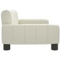 Cama para perros de cuero sintético crema 70x45x30 cm de , Camas para perros - Ref: Foro24-171864, Precio: 71,63 €, Descuento: %