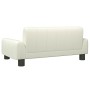 Cama para perros de cuero sintético crema 70x45x30 cm de , Camas para perros - Ref: Foro24-171864, Precio: 71,63 €, Descuento: %