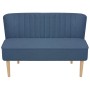 Sofá de tela azul 117x55,5x77 cm de , Sofás - Ref: Foro24-244072, Precio: 267,92 €, Descuento: %