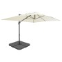 Sombrilla de jardín con base portátil arena de , Sombrillas - Ref: Foro24-276344, Precio: 627,36 €, Descuento: %