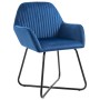 Sillas de comedor 6 unidades terciopelo azul de , Sillas de comedor - Ref: Foro24-277006, Precio: 743,06 €, Descuento: %