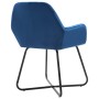 Sillas de comedor 6 unidades terciopelo azul de , Sillas de comedor - Ref: Foro24-277006, Precio: 743,06 €, Descuento: %