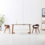 Sillas de comedor 2 unidades tela y madera curvada gris oscuro de , Sillas de comedor - Ref: Foro24-279476, Precio: 428,57 €,...