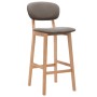 Taburetes de cocina 2 unidades tela gris taupe de , Taburetes de cocina - Ref: Foro24-289376, Precio: 156,95 €, Descuento: %