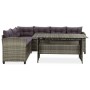 Set de muebles de jardín 2 pzas y cojines ratán sintético gris de , Conjuntos de jardín - Ref: Foro24-316871, Precio: 680,81 ...