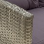 Set de muebles de jardín 2 pzas y cojines ratán sintético gris de , Conjuntos de jardín - Ref: Foro24-316871, Precio: 680,81 ...