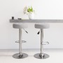 Taburetes de cocina 2 unidades tela gris de , Taburetes de cocina - Ref: Foro24-332971, Precio: 108,54 €, Descuento: %