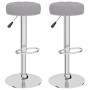Taburetes de cocina 2 unidades tela gris de , Taburetes de cocina - Ref: Foro24-332971, Precio: 108,54 €, Descuento: %