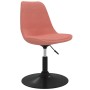 Sillas de comedor giratorias 4 unidades de terciopelo rosa de , Sillas de comedor - Ref: Foro24-338379, Precio: 249,57 €, Des...