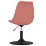 Sillas de comedor giratorias 4 unidades de terciopelo rosa de , Sillas de comedor - Ref: Foro24-338379, Precio: 249,57 €, Des...