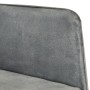 Mecedora con taburete lona vintage gris de , Mecedoras - Ref: Foro24-339701, Precio: 114,12 €, Descuento: %