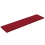 Paneles de pared 12 uds terciopelo rojo tinto 60x15 cm 1,08 m² de , Recubrimiento de paredes - Ref: Foro24-343839, Precio: 33...