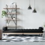 Sofá cama con reposabrazos tela negro de , Sofás - Ref: Foro24-351939, Precio: 281,28 €, Descuento: %