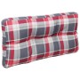 Cojines para palets 2 unidades tela a cuadros rojos de , Cojines para sillas y sofás - Ref: Foro24-360702, Precio: 55,32 €, D...