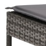 Tumbonas 2 unidades con mesa y cojines ratán sintético gris de , Conjuntos de jardín - Ref: Foro24-362808, Precio: 350,75 €, ...