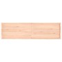 Estante de pared madera maciza roble sin tratar 220x60x(2-6) cm de , Estantes y estanterías - Ref: Foro24-363619, Precio: 173...