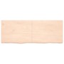 Estante de pared madera maciza roble sin tratar 160x60x(2-4) cm de , Estantes y estanterías - Ref: Foro24-363594, Precio: 110...