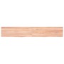 Estante pared madera roble tratada marrón claro 180x30x(2-6) cm de , Estantes y estanterías - Ref: Foro24-363717, Precio: 56,...