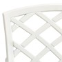 Sillas de jardín 4 unidades aluminio fundido blanco de vidaXL, Sillas de jardín - Ref: Foro24-315575, Precio: 512,34 €, Descu...
