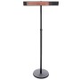 Sunred Calefactor pie Royal Diamond Dark oro rosa carbono negro 2500 W de , Estufas para terrazas - Ref: Foro24-428808, Preci...
