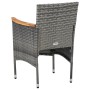 Juego de comedor de jardín 11 piezas ratán sintético gris de vidaXL, Conjuntos de jardín - Ref: Foro24-3058571, Precio: 964,8...