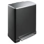 EKO Cubo de pedal E-Cube 50 L negro mate de , Contenedores de residuos - Ref: Foro24-440031, Precio: 177,64 €, Descuento: %