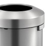 EKO Cubo de basura con pedal Urban 90 L plateado mate de , Contenedores de residuos - Ref: Foro24-440065, Precio: 213,65 €, D...