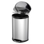 EKO Cubo de basura de pedal Shell 50 L plateado mate de , Contenedores de residuos - Ref: Foro24-440038, Precio: 138,45 €, De...