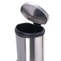 EKO Cubo de basura de pedal Shell 50 L plateado mate de , Contenedores de residuos - Ref: Foro24-440038, Precio: 138,45 €, De...