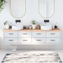 Encimera de baño madera maciza sin tratar 220x30x(2-6) cm de , Encimeras - Ref: Foro24-3156082, Precio: 105,85 €, Descuento: %