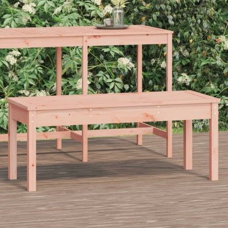 Banco de jardín madera maciza abeto de Douglas 109x44x45 cm de vidaXL, Bancos de jardín - Ref: Foro24-824009, Precio: 55,56 €...