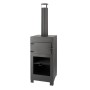 Esschert Design Estufa de terraza con horno de pizza negro de , Chimeneas - Ref: Foro24-444906, Precio: 267,40 €, Descuento: %