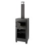 Esschert Design Estufa de terraza con horno de pizza negro de , Chimeneas - Ref: Foro24-444906, Precio: 267,40 €, Descuento: %
