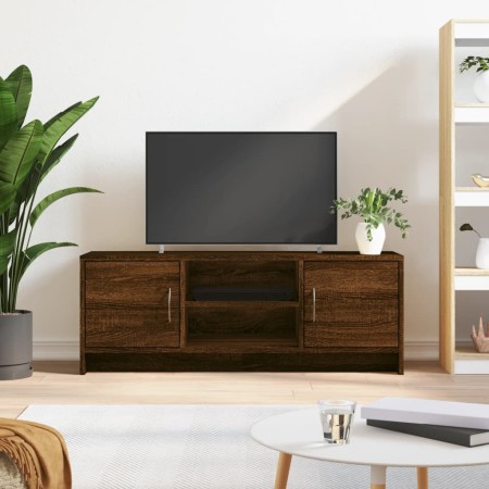 Mueble para TV madera de ingeniería roble marrón 102x30x37,5 cm de , Muebles TV - Ref: Foro24-823260, Precio: 60,98 €, Descue...