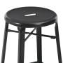 Taburetes de cocina 6 unidades acero negro de , Taburetes de cocina - Ref: Foro24-3054559, Precio: 468,74 €, Descuento: %