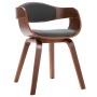 Sillas de comedor 4 unidades madera curvada y tela gris de , Sillas de comedor - Ref: Foro24-3054820, Precio: 708,85 €, Descu...